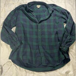 XXL men’s flannel button down ll bean